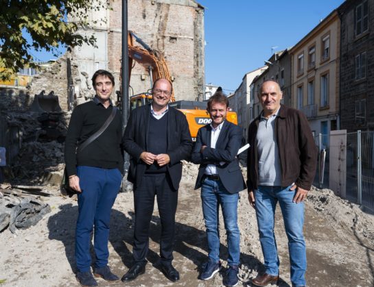 Déconstruction du 60 rue Alsace Lorraine à Saint-Chamond