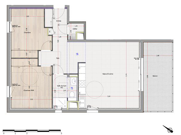 Solaure - Appartement neuf 3 pièces