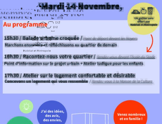 Atelier participatif “Firminy Vert, demain” le 14 novembre