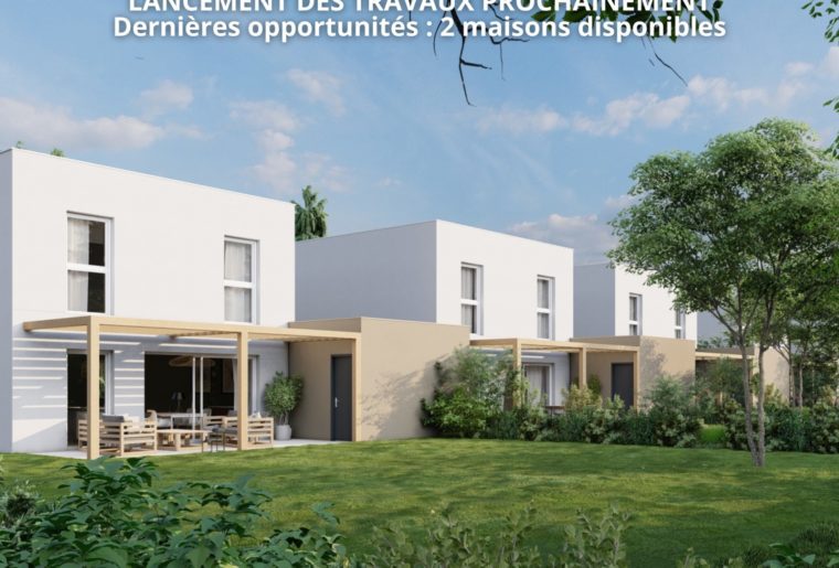 Maison moderne 4 pièces avec garage et jardin