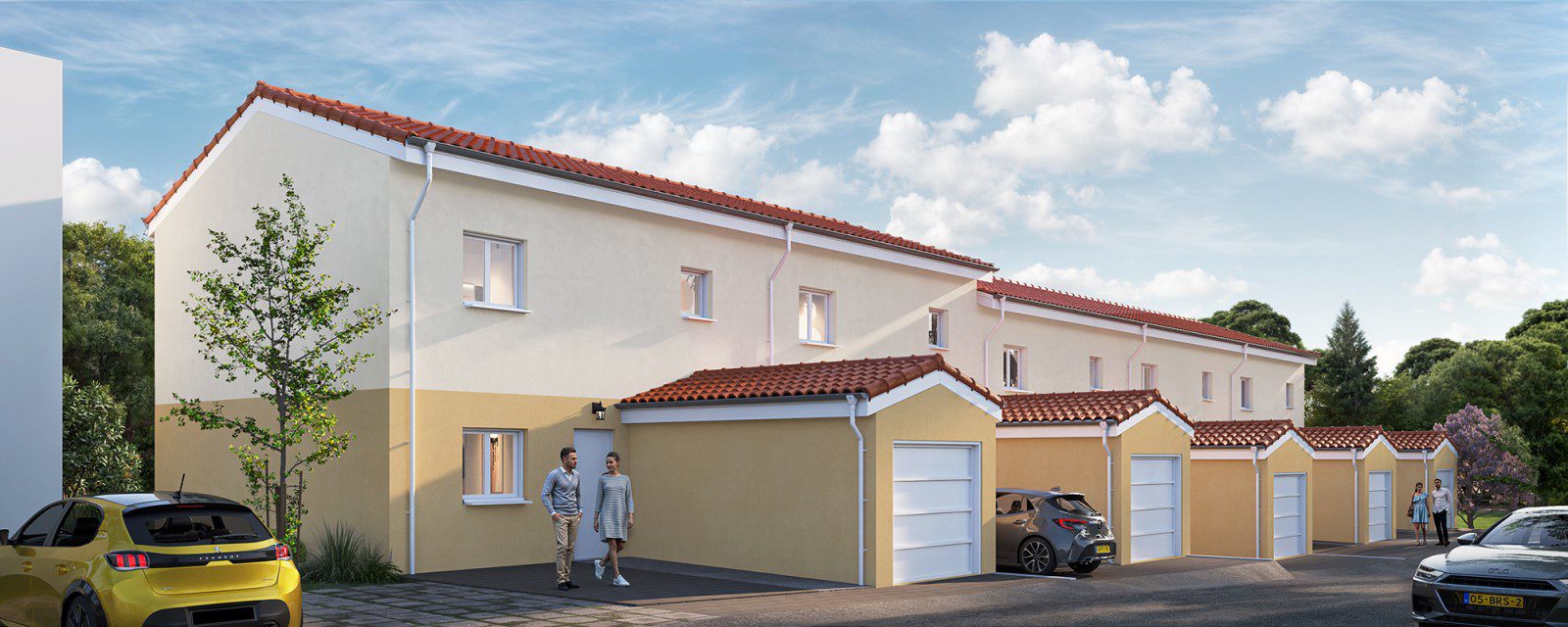 Puits Lucy Maison 4 pièces avec garage et jardin/terrasse lot1