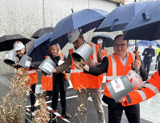 Saint-Etienne : HABITAT & METROPOLE et Dalkia inaugurent la nouvelle chaufferie bois-énergie de Montchovet