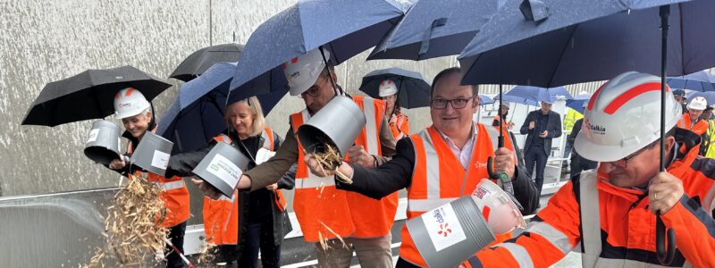 Saint-Etienne : HABITAT & METROPOLE et Dalkia inaugurent la nouvelle chaufferie bois-énergie de Montchovet