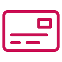 Dessin d'une carte bancaire